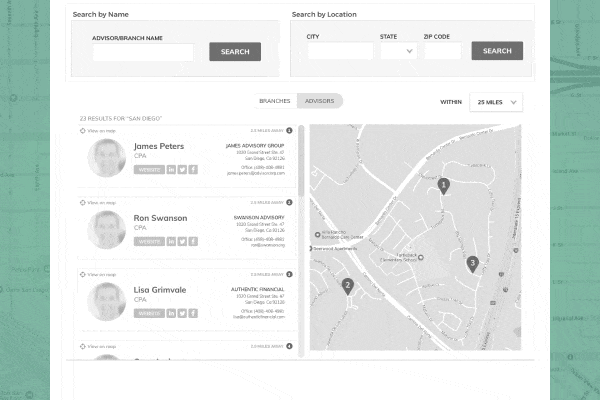 FMG - Wireframes